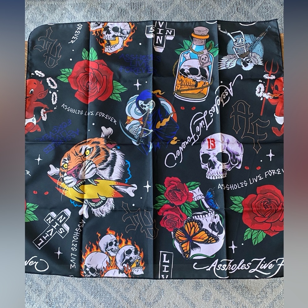 COPY - Assholes Live Forever handkerchief